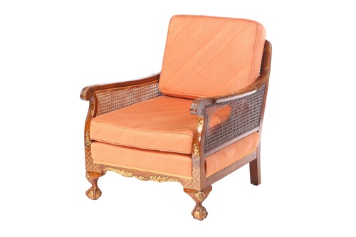 Lot 136 - An early 20th-century walnut and chinoiserie...