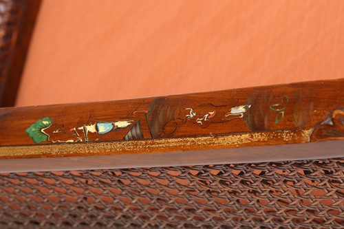 Lot 136 - An early 20th-century walnut and chinoiserie...