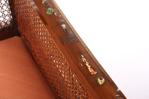 Lot 136 - An early 20th-century walnut and chinoiserie...