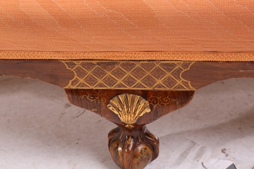 Lot 136 - An early 20th-century walnut and chinoiserie...