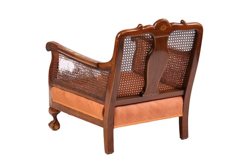 Lot 136 - An early 20th-century walnut and chinoiserie...