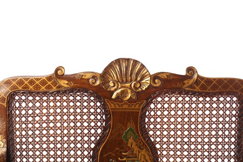 Lot 136 - An early 20th-century walnut and chinoiserie...