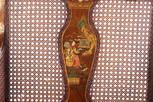 Lot 136 - An early 20th-century walnut and chinoiserie...