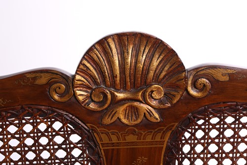 Lot 136 - An early 20th-century walnut and chinoiserie...