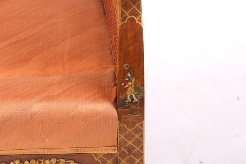 Lot 136 - An early 20th-century walnut and chinoiserie...