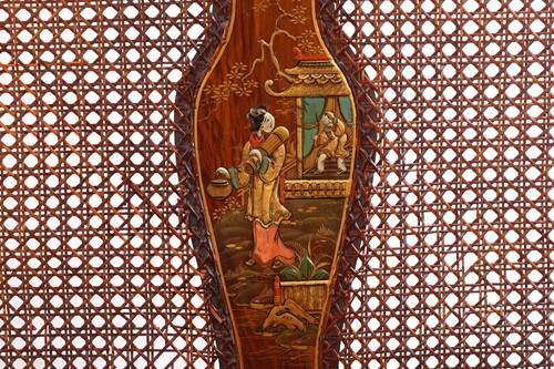 Lot 136 - An early 20th-century walnut and chinoiserie...