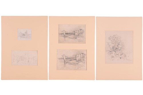 Lot 35 - John Joseph Cotman (British, 1814-1878), five...