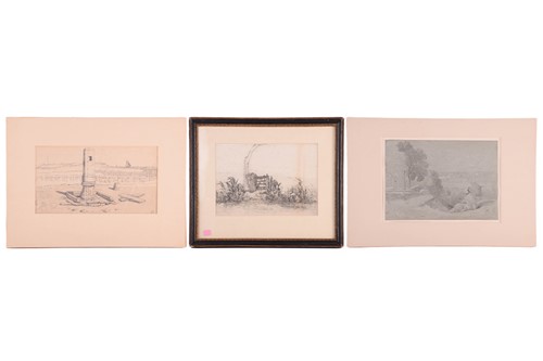 Lot 36 - John Joseph Cotman (British, 1814-1878), three...
