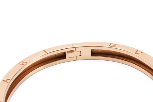 Lot 94 - Bulgari - B.Zero1 hinged bangle, comprising an...