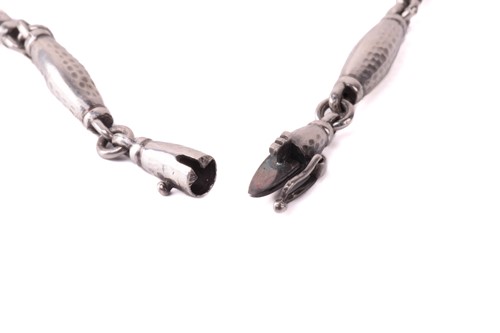 Lot 272 - Georg Jensen - a fringe necklace set with...