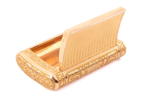 Lot 315 - A 19th-century French snuff box, circa 1820,...