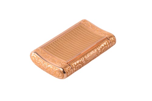 Lot 315 - A 19th-century French snuff box, circa 1820,...