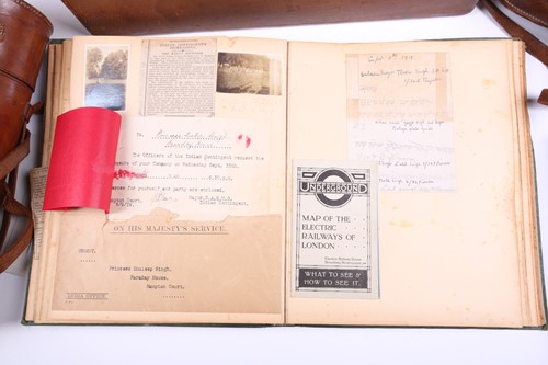 Lot 426 - Sophia Duleep Singh, an album of handwritten...