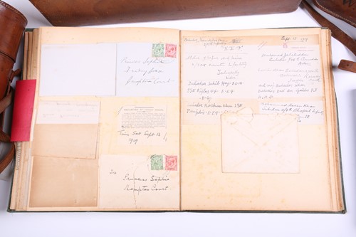 Lot 426 - Sophia Duleep Singh, an album of handwritten...