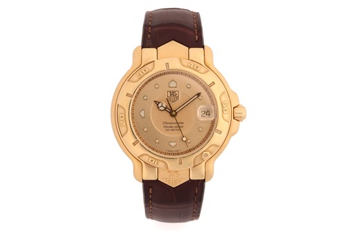 Lot 350 - A Tag Heuer 6000 chronometer wristwatch in...