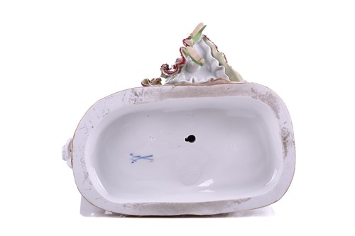 Lot 190 - A fine 19th century Meissen porcelain figurine...