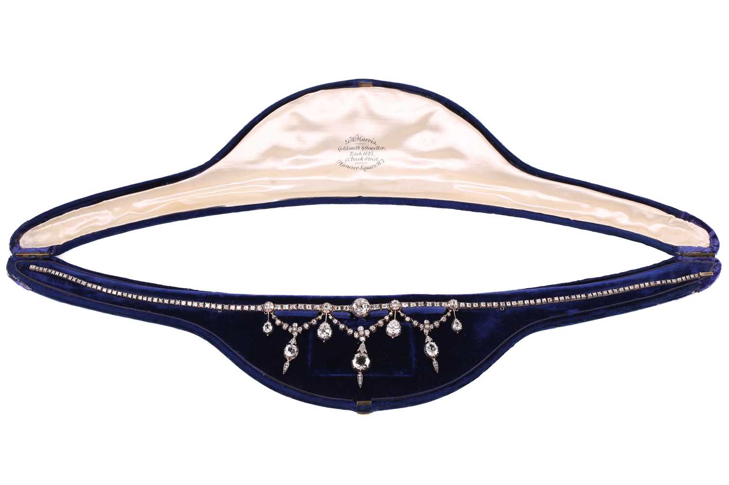 Lot 281 - An important late Victorian diamond garland...