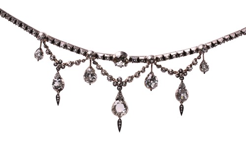 Lot 281 - An important late Victorian diamond garland...