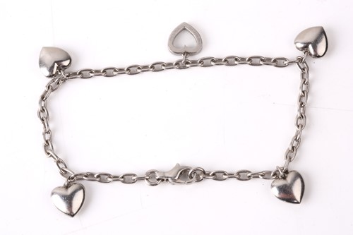 Lot 39 - Tiffany & Co. - a diamond-set heart charm...
