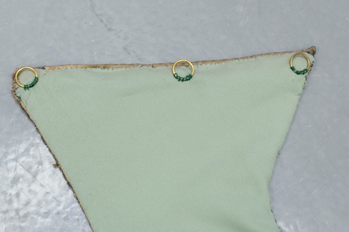 Lot 177 - An 18th-century silk and metal thread...