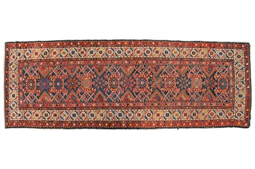 Lot 152 - • An antique Hammadan/Malayer runner with a...