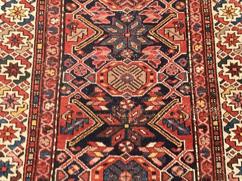 Lot 152 - • An antique Hammadan/Malayer runner with a...
