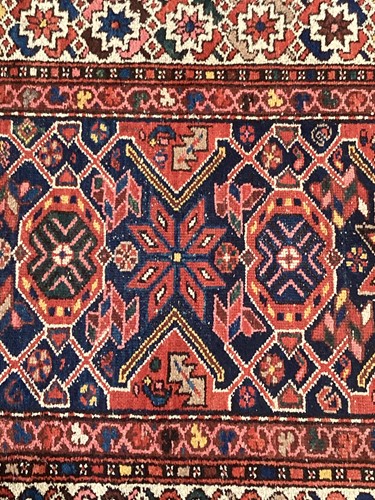 Lot 152 - • An antique Hammadan/Malayer runner with a...