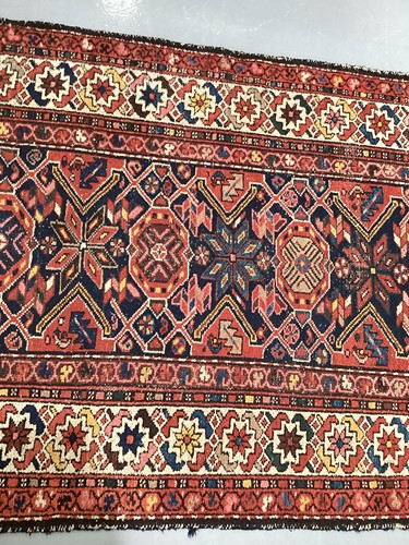 Lot 152 - • An antique Hammadan/Malayer runner with a...