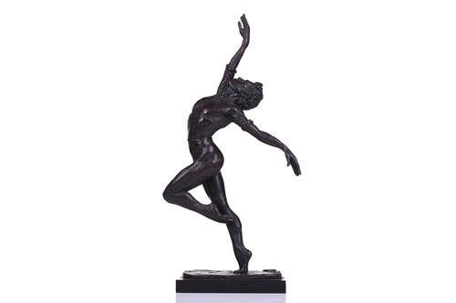 Lot 70 - 20th century school, a patinated bronze figure...