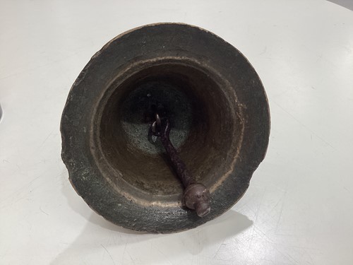 Lot 253 - A possibly Spanish 17th-century bronze bell...