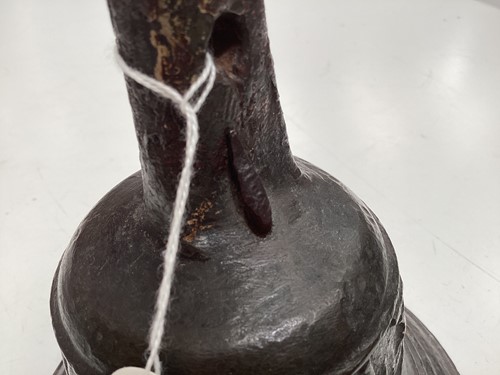 Lot 253 - A possibly Spanish 17th-century bronze bell...