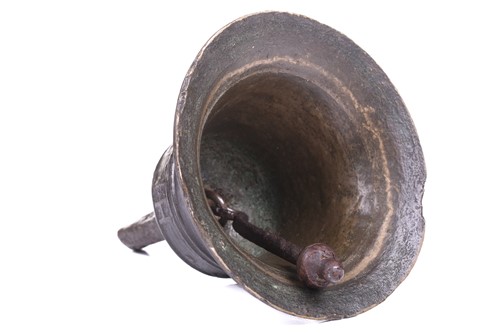 Lot 253 - A possibly Spanish 17th-century bronze bell...