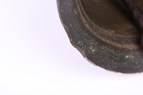 Lot 253 - A possibly Spanish 17th-century bronze bell...
