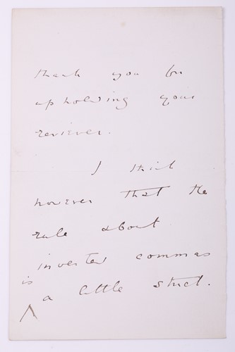 Lot 219 - Wilde, Oscar: (1854-1900) writer, an original...