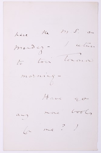 Lot 219 - Wilde, Oscar: (1854-1900) writer, an original...