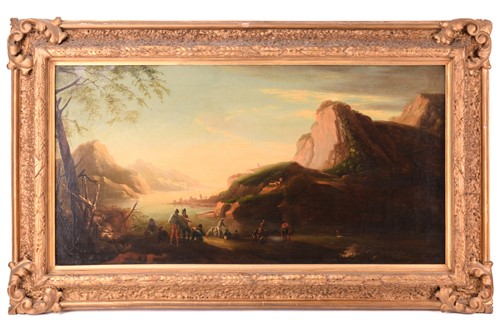 Lot 82 - 19th century Italian School, Figures in a...