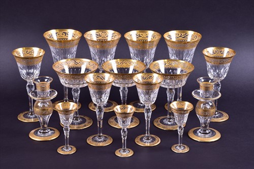 Lot 201 - An extensive 64 piece suite of St. Louis...