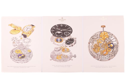 Lot 403 - Patek Philippe, Three colour lithographic...