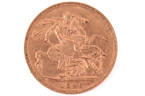 Lot 318 - A Victoria full sovereign 1895, obverse witrh...
