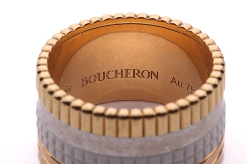 Lot 50 - Boucheron - a 'Quatre' white edition large...