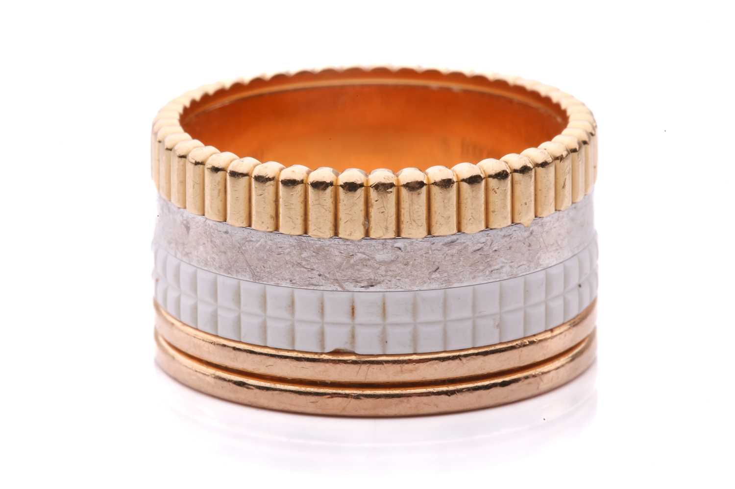 Lot 50 - Boucheron - a 'Quatre' white edition large...