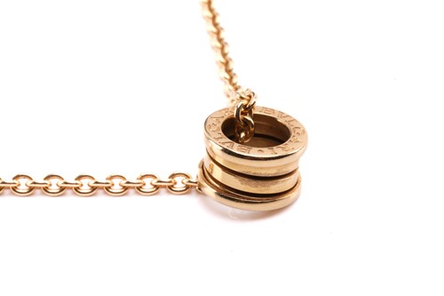 Lot 200 - Bulgari - a B.zero1 pendant on 18ct yellow...
