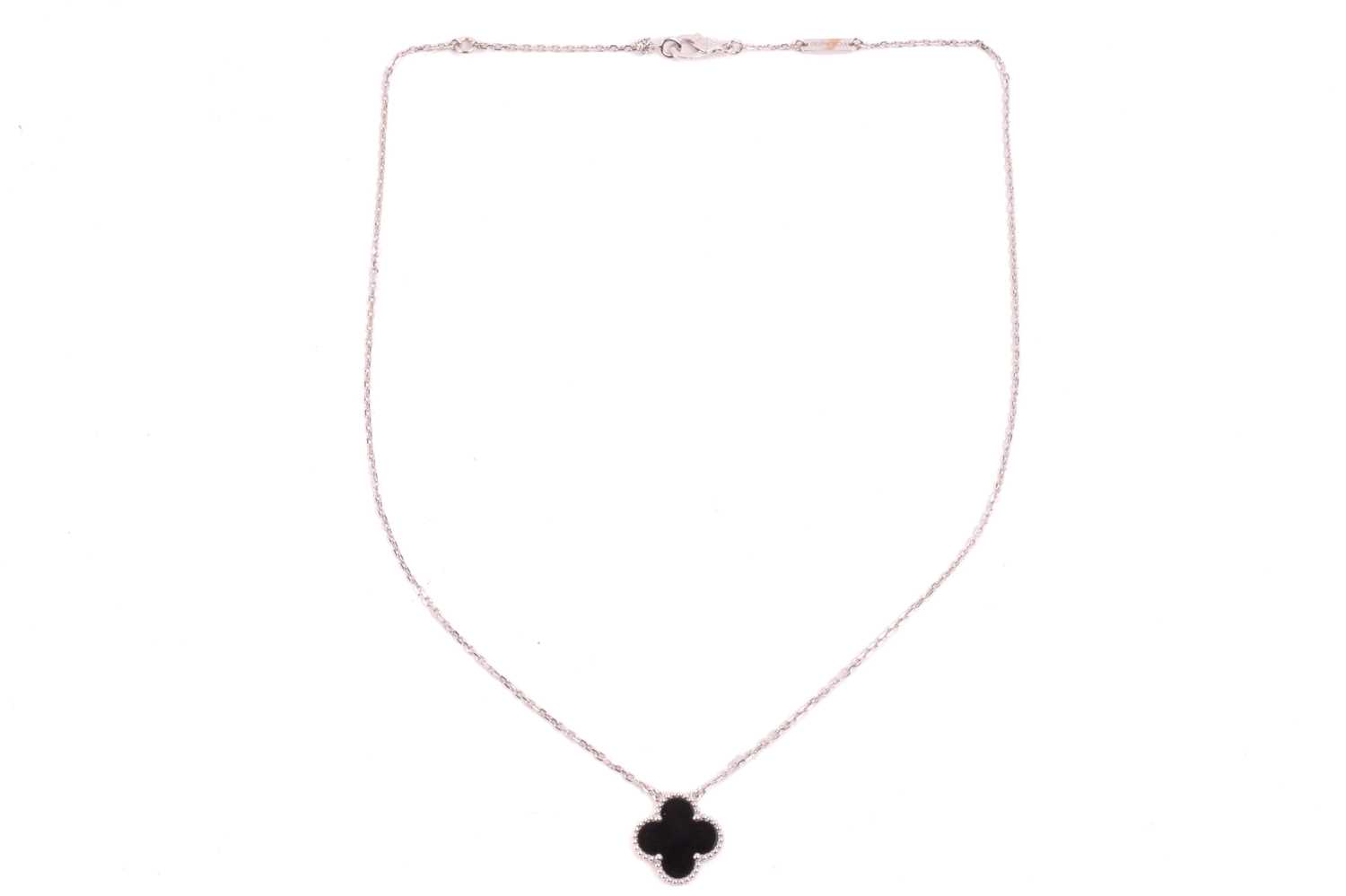 Lot 299 - Van Cleef & Arpels - an 18ct white gold and...