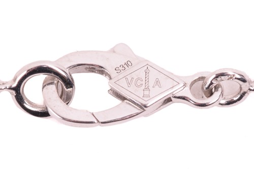 Lot 299 - Van Cleef & Arpels - an 18ct white gold and...