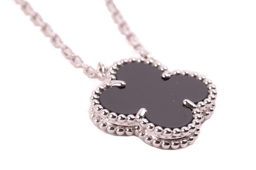 Lot 299 - Van Cleef & Arpels - an 18ct white gold and...