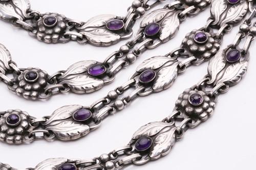 Lot 167 - Georg Jensen; a rare 925 sterling silver...