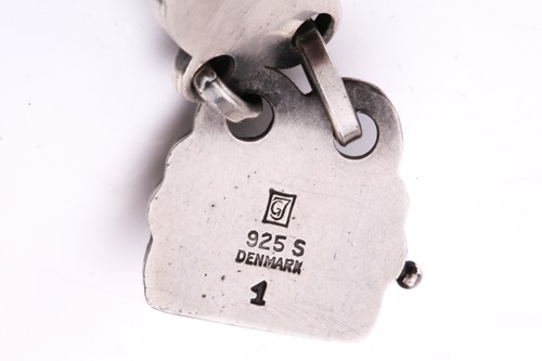 Lot 167 - Georg Jensen; a rare 925 sterling silver...