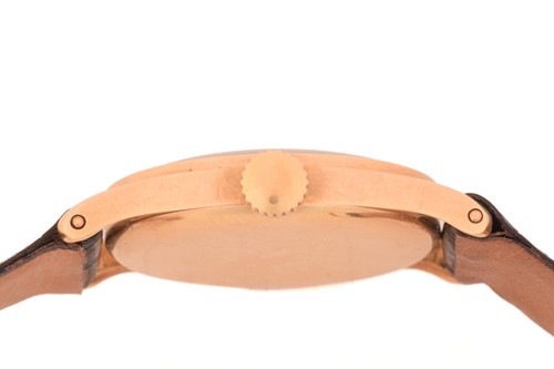 Lot 402 - A Patek Philippe Calatrava Black Dial Ref: 96,...