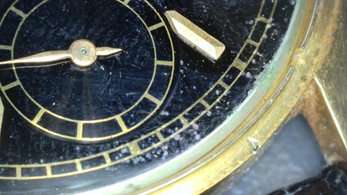 Lot 402 - A Patek Philippe Calatrava Black Dial Ref: 96,...