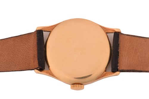 Lot 402 - A Patek Philippe Calatrava Black Dial Ref: 96,...